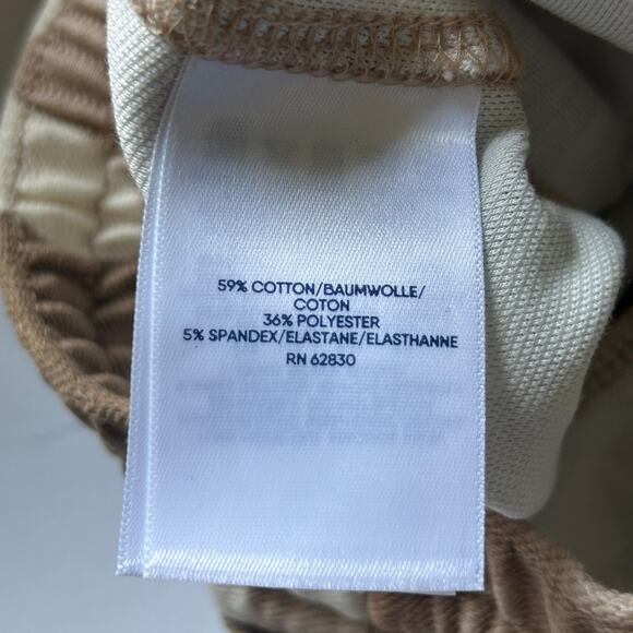 Lands' End Kids Drawstring Elastic Brown Camo Jogger Pants S Small 6-7 NWOT - Picture 7 of 8